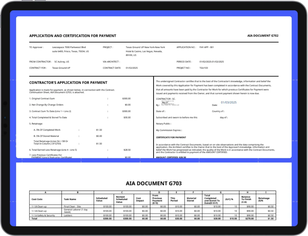 Lien Waiver Management