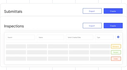 Log Inspections & Submittals